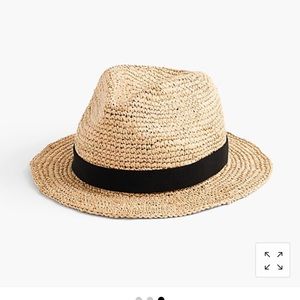 JCrew packable straw hat
